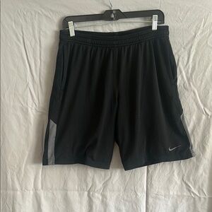 Nike Black and Gray Athletic Shorts